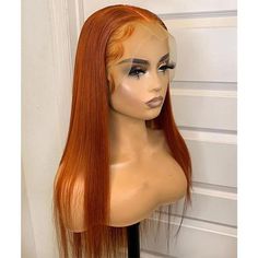 Wig Baby Hair, Straight Lace Front Wig, Brazilian Straight Human Hair, Ginger Hair Color, Straight Lace Front Wigs, Brazilian Human Hair, Straight Human Hair, Straight Wig