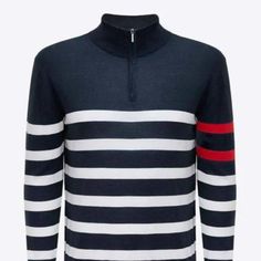 We Norwegians Men's Hjellestad Zip Up Sporty Men's Sweater, Luxury Cotton Sporty Shorts, Luxury Sporty Men's Shorts, Luxury Navy Wool Tops, Luxury Chic Blue Sweater, Norwegian Men, Scandinavian Lifestyle, Sporty Design, Chic And Elegant