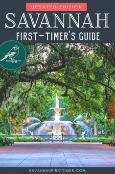 savannah first - timer's guide