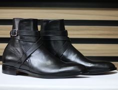 Handmade Black Jodhpurs Boots, Leather Buckle Boots For Men's Description: Elevate your style with our Handmade Men's Leather Shoes, a testament to timeless elegance and meticulous craftsmanship. Crafted by skilled artisans, these shoes embody the perfect blend of sophistication and comfort, making them a must-have addition to your wardrobe. Features: Premium Materials: Our leather shoes are made from the finest full-grain leather, ensuring durability and a luxurious feel. The leather is hand-se Mens High Boots, Mens Brown Loafers, Loafer Shoes For Men, Mens Brown Boots, Handmade Leather Boots, Oxford Shoes Style, Leather Motorcycle Boots, Mens Dress Boots, Jodhpur Boots