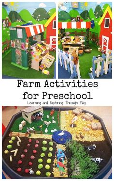 farm activities for preschool to play with and learn how to use them in the classroom