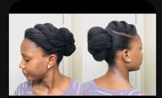 Natural Hair Updo Tutorial, How To Bun, Natural Hair Bun, Afro Bun, Black Hair Bun, Natural Hair Ponytail, Natural Hair Haircuts, African Natural Hairstyles, Bun Style