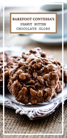 a close up of a plate of cookies on a table