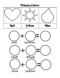 the worksheet for preschool to learn colors