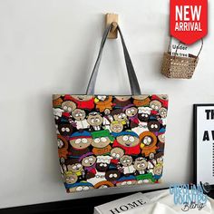 South Park – Multi Purse/Bag Long Ring, Faith Jewelry, South Park, The Streets, Canvas Bag, Canvas Material, New Cars, The Go, Zip Pockets