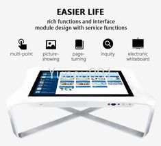 an electronic table with instructions to use it for the user's needs and features