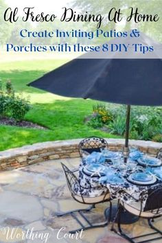 Pinterest graphci Ideas For Backyard, Summer Centerpieces, Ideas For Decorating, Outdoor Living Decor, Front Porch Decorating, Deck Decorating, Summer Diy, Exterior Decor, Al Fresco Dining