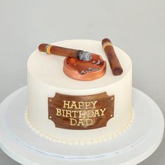 Cigars Birthday Cake, Dads Cakes Birthday Ideas, 65 Birthday Cake For Man, Adult Cakes For Men, Unique Birthday Cake Ideas For Men, Men’s Birthday Cake, 40th Birthday Cakes For Men, 65 Birthday Cake, Lace Cakes