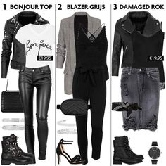 Fall Outfit Rocker Chic, Rocker Chic Outfit Winter, Dressy Rocker Outfits, Dressing In Your 30's Outfits Edgy, Edgy Fashion Over 40, Edgy Evening Outfit, Rocker Glam Style, Rocker Chic Style Glam Rock Plus Size, Emo 90s Outfit