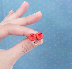 Funny Handmade red blood cell stud Earrings made by me of Polymer Clay. No matter how old are you, it can be funny gift for everyone (: Approximate dimensions: Earrings: 1x1 cm. (  0.4"x0.4"  )    -Jewelry packed in little brown crafts box (: -All my jewelry are completely handmade so it can be slightly different than shown on the pictures. -Notice. Polymer clay love water but metal parts are not waterproof, so please avoid direct contact with water (like swimming or bathing). SHIPPING DETAIL! S Polymer Clay Love, Biology Teacher Gifts, Nurse Jewelry, Biology Teacher, Nurse Stuff, Cat Earrings Studs, Red Blood, Art Earrings, Red Blood Cells