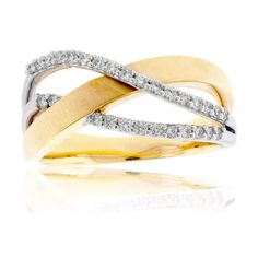 Diamond Yellow Gold Bypass Ring – Park City Jewelers Number 30, Bypass Ring, Information Center, Detailed Ring, Red Band, Silicon Bands, Blue Band, How To Make Notes, Park City