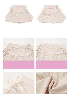 This price is for a skort only, others are not included.   	 		 			Size 			S 			M 			L 		 		 			Inside Shorts Length 			36 			38 			40 		 		 			Skirt Length 			37 			39 			41 		 		 			Waist 			62 			66 			70 Summer Beige Skort With Elastic Waistband, Beige Stretch Skort For Summer, White Feminine Ruffled Skort, Pink Ruffle Hem Skort, Y2k Ruffle Mini Skort, Feminine Short-length Ruffled Skort, Harajuku Mini Fitted Skort, Skirt Length, Pink