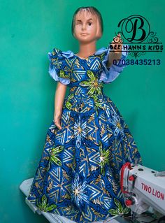 Kids Head, Ankara Dress, Girl Dress, Ankara, Fashion Designer, Ball Gowns