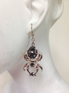 Itsy bitsy spider earrings Spider Jewelry, Itsy Bitsy Spider, Hematite Crystal, Spider Earrings, Makeup Clothes, Pink Sand, Fantasy Jewelry, Gothic Jewelry, Dream Jewelry