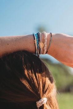 Our PROTECT set includes 5 bracelets that double as hair ties bringing all the ocean feels with blues, teal, and sandy neutrals. The gold charm shows a whale tale reminding everyone to protect the beautiful creatures of the sea. A portion of proceeds from this pack will be donated to the WILDCOAST conservation projects. Medium is the size of a normal hair tie band. It fits wrists between 5-6.4" around. Adjustable Ocean-inspired Jewelry For Everyday, Adjustable Ocean-inspired Everyday Jewelry, Everyday Adjustable Ocean-inspired Jewelry, Whale Tale, Conservation Projects, Charmed Show, Hair Tie Bracelet, A Whale, Event Exhibition