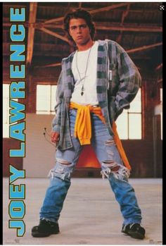 1980s Mens Fashion, 80s Mens Fashion, 1980s Outfits, Lawrence Photos, Joey Lawrence, 80s Men, 80s Mens