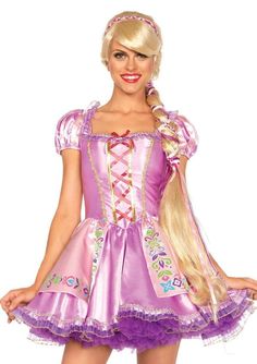 Legavenue Rapunzel Wig Rapunzel Wig, Rapunzel Costume, Rapunzel Dress, Fantasia Disney, Princess Rapunzel, Princess Costume, Lingerie Costume, Leg Avenue, Costume Wigs