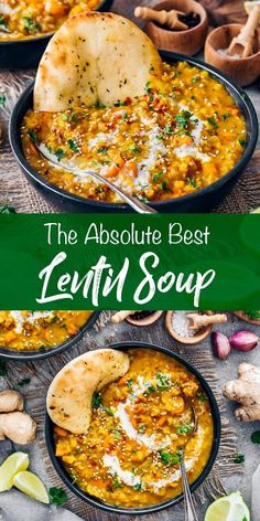 the absolute best lentil soup recipe