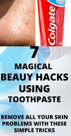 We all use toothpaste at home for our teeth but you'll be surprised to know these amazing beauty hacks for solving your skin problems like Pimples, Blackhead... Dark Knees, Get Rid Of Pimples, Rid Of Pimples