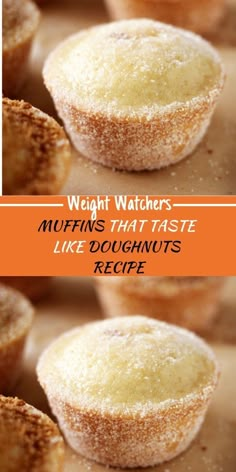 muffins that taste like doughnuts with the words weight watchers muffins that taste like doughnuts