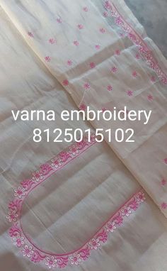 Machine Embroidery Blouse Designs For Suits, Mission Work Blouse Designs, Mission Embroidery Blouse Designs, Computer Embroidery Design Blouses, Machine Embroidery Designs For Blouse, Embroidery Minimal, Simple Saree Blouse Designs, Exclusive Blouse Designs, Pink Blouse Designs