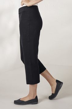 Endless Comfort Cropped Pants - Coldwater Creek Coldwater Creek, Knit Crop, Cropped Pants, Relaxed Fit, Key, Pants, Trousers