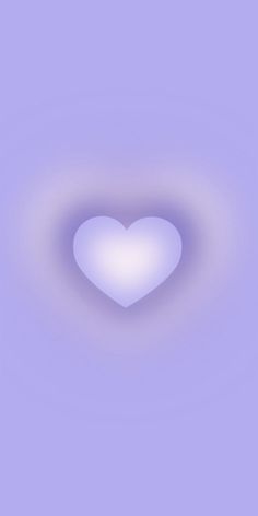 a white heart in the middle of a purple background