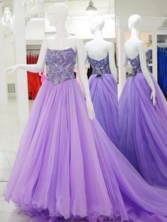 Purple Embellished Dress For Debutante Ball, Embellished Purple Dress For Debutante Ball, Embellished Tulle Evening Dress Floor-length, Floor-length Embellished Tulle Evening Dress, Purple Embellished Ball Gown Dresses, Embellished Purple Ball Gown Dress, Purple Embellished Ball Gown, Embellished Purple Ball Gown, Embellished Tulle Maxi Evening Dress