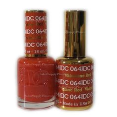 *NEW 2017 RELEASE* DC GEL by DND     MADE AND MANUFACTURED IN THE U.S PLEASE REFER TO ITEM TITLE + PHOTO FOR THE COLOR YOU ARE PURCHASING PROFESSIONAL SALON GEL NAIL POLISH WITH MATCHING LACQUER CONTENTS: YOU WILL RECEIVE 1 GEL COLOR AND 1 MATCHING LACQUER AS PICTURED .6 FL OZ EACH BOTTLE WE OFFER BUNDLE DEALS FOR PURCHASED OF 10 OR MORE. PLEASE CONTACT US FOR MORE INFORMATION. Curable in both LED and UV light CHOOSE FROM OVER 100 AVAILABLE SHADES LASTS UP TO 21 DAYS (IF APPLIED CORRECTLY)  PLEASE KINDLY NOTE THAT IMAGES MAY REPRESENT A SLIGHTLY DIFFERENT COLOR THAN IN PERSON DUE TO THE IMAGE SCANNING QUALITY AND MONITOR SETTINGS. WE ARE NOT RESPONSIBLE FOR ANY COLOR ASSUMPTIONS. PLEASE DO PRIOR RESEARCH ON COLORS BEFORE PURCHASING. All items are brand new, in box (if any), and unused. Shi Dnd Red, Fall Starts, Nails Trends, Holographic Nail Polish, Nice Nails