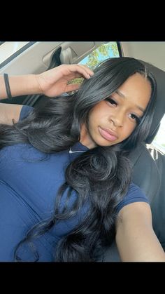 Black Middle Part Wig Install. Natural curls, body wave Middle Part Qw Curls, Body Wave Side Part Sew In, Bus Down Middle Part, Curled Side Part Wig, Leave Out Middle Part, Flip Over Quick Weave Body Wave, Middle Part Pronto, See In Middle Part, Middle Part Quick Weave Curls