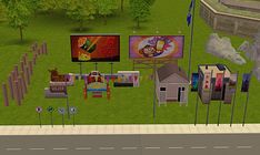 Street Banners, Dutch Windmills, World Decor, Stone Bridge, Best Sims, Beach Rocks, Train Tracks, Working On It, Ancient Ruins