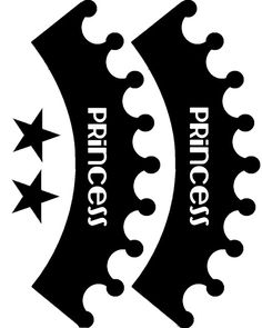 two black and white stickers with the words pricer on them, one has stars