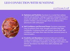 Ignite your Leo spirit with the radiant Sunstone, a crystal that mirrors the sun's golden glow. This dazzling gem promotes vitality and courage, perfect for the lion-hearted! #SunstoneCrystal #LeoZodiac #HealingGems #AstrologyCrystals #LeoEnergy #SunstoneMagic Leo Crystals Stones, Crystals For Leos Zodiac Signs, Charging Crystals In The Sun, Crystals For Leo, Leo Full Moon Crystals, Sunstone Crystal Affirmation, Leo Sun Sign, Healthy Balance