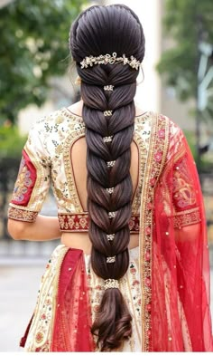 Hair Style Vedio, Bridal Hair Inspiration, Indian Wedding Hairstyles