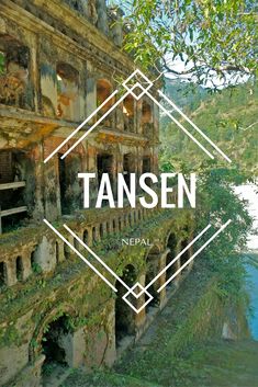 an old building with the word tansen over it