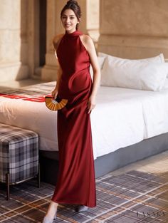 Lasaky - Burgundy Bridal Engagement Banquet Return Door Long Hanging Neck Evening Party Bridesmaid Dress Morning Robe Red Qipao Wedding, Qipao Modern Cheongsam, Wine Red Wedding, Qipao Pattern, Wedding Qipao, Qipao Wedding, Wedding Cheongsam, Chinese Bride, Red Qipao