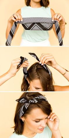 Bandana Styles, African Braids Hairstyles, Headband Styles