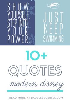 the top ten quotes from disney's frozen princess, which are in blue and white