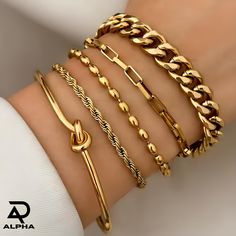 Elevate your style with our Stainless Steel Bracelet Set, designed to embody the perfect blend of elegance and durability. This luxurious set features a series of gorgeous chain bracelets, each crafted from high-quality stainless steel to ensure lasting beauty and resilience. The intricate design and polished finish make these bracelets an ideal accessory for any occasion, from casual outings to formal events. Whether you're looking to add a touch of sophistication to your own collection or sear Friend Things, Summer Jewellery, Preppy Jewelry, Etsy Promotion, Gold Bracelet Set, Accesories Jewelry, Gold Bracelets, Dainty Bracelets, Gorgeous Bracelet