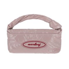 Reverie bag, made from soft and lightweight material, is a padded bag that stands out with its large logo embroidery and subtle sheen. The strap tie detail falls naturally along the shoulder line, providing a comfortable wearing experience. It features a versatile 2-way design, allowing it to be used as both a tote and a shoulder bag, making it a practical choice for various styles. Material: Nylon 95%, Pu 5% Made in: Republic of Korea  Please be sure not to wash, hot dry or steam the product as this can alter the bag's shape and texture. If the bag is exposed to dirt, please be sure to wipe it off quickly with a wet tissue. Padded Bag, September Birthstone Jewelry, Pad Bag, Gifts For New Mums, Pearl Jewellery Earrings, Women Accessories Bags, Logo Embroidery, Gifts For New Moms, Gifts For Mum