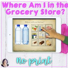 Supporting language learners who are also learning life skills? Categories are important building blocks in language, and critical for understanding how things are related and organized in the classroom and elsewhere. Help them learn how to find what they need in the grocery store with this no print... Core Words Aac, Core Vocabulary Activities, Core Words, Core Vocabulary, Speech Therapy Games, Therapy Games, Special Needs Students, Expressive Language, Speech Activities