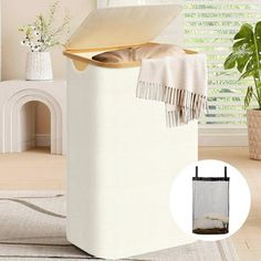 Essential Organizer: Store dirty clothes, blankets, shoes and more with this laundry hamper. With its lid design, you can place it in your bedroom, bathroom, laundry room and college dorm. Ideal for home storage use, its neutral style matches any decor. Removable Inner Bag: Secured on all sides by 4 olive buckles, this dirty clothes hamper has a removable inner bag for easy carry and separation from the inner basket. The clothes baskets cover design prevents the spread of odors and provides you Dorm Laundry Room, Dorm Laundry, Bathroom Dorm, Large Laundry Basket, Laundry Bin, Clothes Hamper, Neutral Style, Clothes Basket, Bathroom Laundry