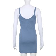 Size Chart: ( cm / inch ) Light Blue Sleeveless Cotton Mini Dress, Blue Mini Bodycon Dress, Fitted Light Blue Cotton Mini Dress, Trendy Blue Mini Dress With Spaghetti Straps, Fitted Light Blue Mini Sundress, Trendy Blue Dress With Spaghetti Straps, Trendy Blue Spaghetti Strap Dress, Trendy Blue Sleeveless Dress, Fitted Blue Cotton Mini Dress