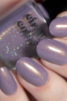 Wildflowers – Cirque Colors Unique Nail Polish, Violet Nail Polish, Violet Nails, Desert Bloom, Shimmer Nail Polish, Cirque Colors, Pastel Lilac, Nail Shimmer