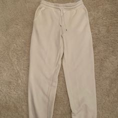 White Never Worn- Tags On Good Material- Thick Casual Loungewear Bottoms From Forever 21, Casual Forever 21 Loungewear Bottoms, Forever 21 Casual Bottoms With Elastic Waistband, Casual Forever 21 Lounge Bottoms, Forever 21 Casual Loungewear Bottoms, Forever 21 Sporty Bottoms For Spring, Casual Trousers By Forever 21, Sporty Spring Bottoms From Forever 21, Forever 21 Casual Trousers