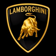 the lamb logo is shown in gold and black