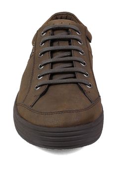 Complete your casual look with this lace-up sneaker.Sizing: True to size. M=standard width, W=wide width. Casual Low-top Walking Shoes With Laces, Casual Leather Sneakers With Lace-up Fastening, Casual Leather Lace-up Sneakers, Leather Sneakers With Round Toe And Lacing, Lace-up Walking Shoes With Rubber Sole, Leather Sneakers With Lacing And Round Toe, Casual High-top Lace-up Shoes, Low-top Synthetic Sneakers With Lacing, Lace-up Synthetic Walking Shoes