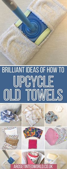 an image of how to upcycle old towels