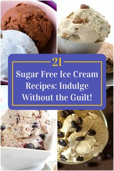 sugar free ice cream recipes including without the guilt