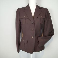 under arm 18.25" sleeve 23.25" length 23.75" shoulders 15.75" Blazer Top, Elie Tahari, Work Tops, Michael Kors Black, Jacket Tops, Blazer Jacket, Women's Blazer, Career, Michael Kors